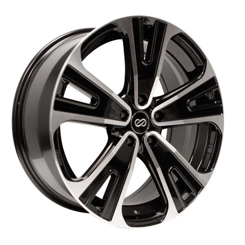 Enkei Universal SVX Truck & SUV 20x8.5 40mm Offset 5x120 Bolt 72.6mm Bore Black Machined Wheel