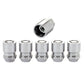 McGard Wheel Lock Nut Set - 5pk. (Cone Seat) M12X1.25 / 13/16 Hex / 1.28in. Length - Chrome