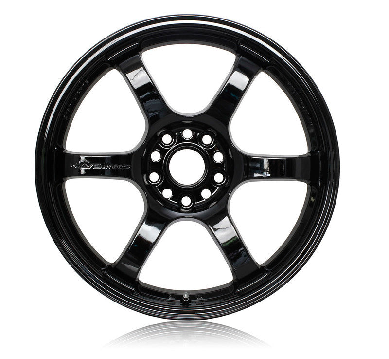 Gram Lights 57DR 18x9.5 +38 5-100 Glossy Black Wheel