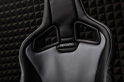 Recaro Cross Sportster ORV Driver Seat - Black Vinyl/Grey Vinyl