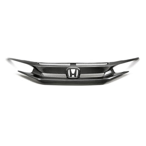 Seibon 16-18 Honda Civic OEM-Style Carbon Fiber Front Grill