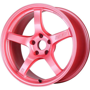 Gram Lights 57CR 15x8.0 +35 4-100 Sakura Pink Wheel (Special Order No Cancel)