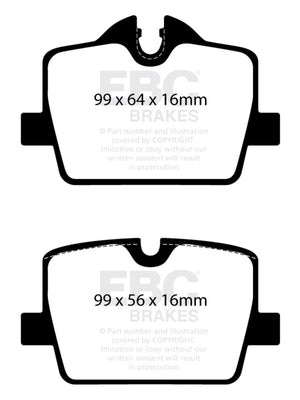 EBC 2019+ BMW Z4 G29 2.0T Bluestuff Rear Brake Pads