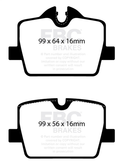 EBC 2019+ BMW Z4 G29 2.0T Bluestuff Rear Brake Pads