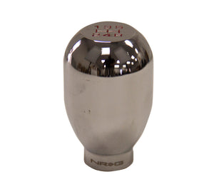 NRG Universal Shift Knob 42mm - Heavy Weight 480G / 1.1Lbs. - Chrome (5 Speed)