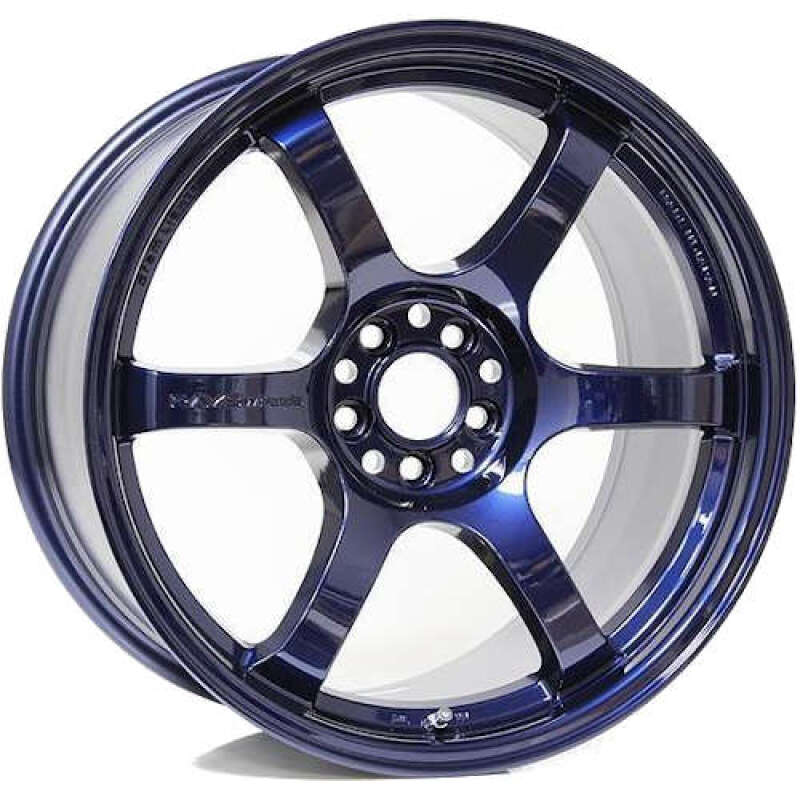 Gram Lights 57DR 18x9.5 +38 5-114.3 Eternal Blue Pearl Wheel (Min Order Qty 20)