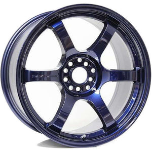 Gram Lights 57DR 18x9.5 +12 5-114.3 Eternal Blue Pearl Wheel (MOQ20)