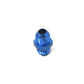 Russell Performance -4 AN Flare Union (Blue)