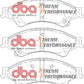 DBA 11-15 Ford Ranger 2.2L Diesel 2Dr XP Performance Front Brake Pads