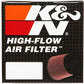 K&N Filter Universal Rubber Filter 2 3/4 inch Flange 6 inch Base 5 inch Top 6 1/2 inch Height