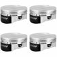 Manley 03-06 Evo 8/9 (7 Bolt 4G63T) 85.5mm +0.5mm Over Bore 8.5:1 Dish Pistons w/ Rings *Extreme