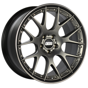 BBS CH-RII 21x11.5 5x120 ET36 Satin Platinum Center Black Lip SS Rim Prot Wheel PFS Req w/MS Etching