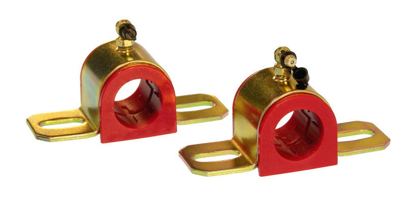 Prothane Universal 90 Deg Greasable Sway Bar Bushings - 29MM - Type B Bracket - Red