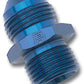 Russell Performance -6 AN Flare to 16mm x 1.5 Metric Thread Adapter (Blue)