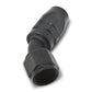 Russell Performance -10 AN Black 45 Degree Full Flow Hose End