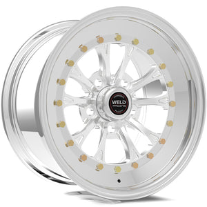 Weld Vitesse 15x10 / 5x4.5 BP / 5.5in. BS Polished Wheel - Non-Beadlock