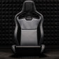 Recaro Cross Sportster ORV Driver Seat - Black Vinyl/Grey Vinyl