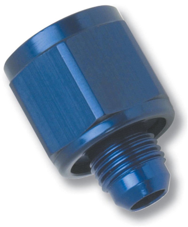 Russell Performance -8 AN Female to -4 AN to Male B-Nut Reducer (Blue)