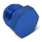 Russell Performance -12 AN Flare Plug (Blue)