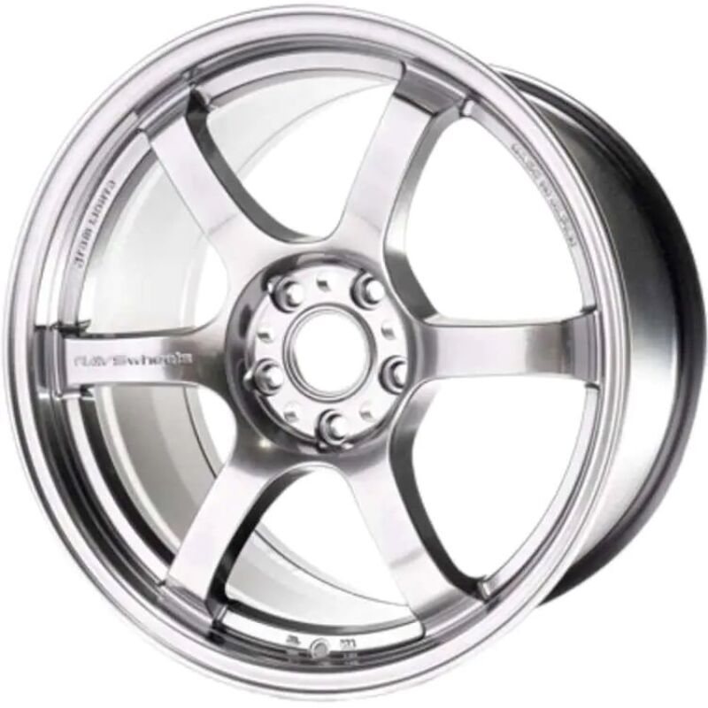 Gram Lights 57DR 18X9.5 +38 5-100 Grace SIlver Wheel (MOQ 20)