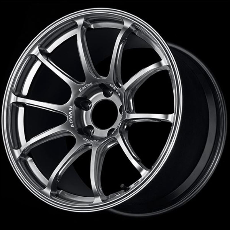 Advan RZ-F2 18x8.5 +44 5-112 Hyper Platinum Black Wheel