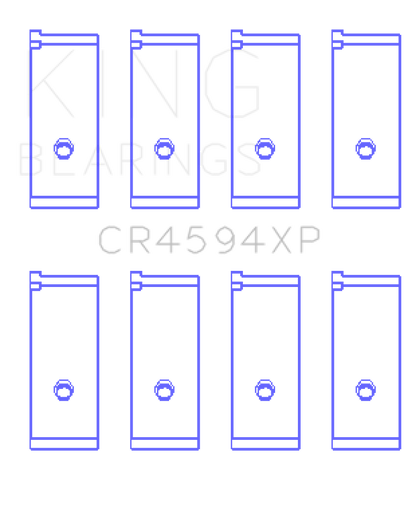 King Suzuki M16A (Size .026) Connecting Rod Bearings (Set of 4)