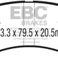 EBC 2017+ Ford F-450 Yellowstuff Front/Rear Brake Pads