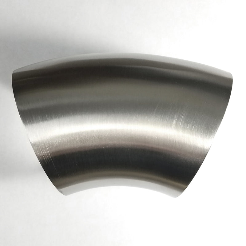 Stainless Bros 2.13in SS304 45 Deg Mandrel Bend Elbow - 1D Radius 16GA/.065in Wall (No Leg)