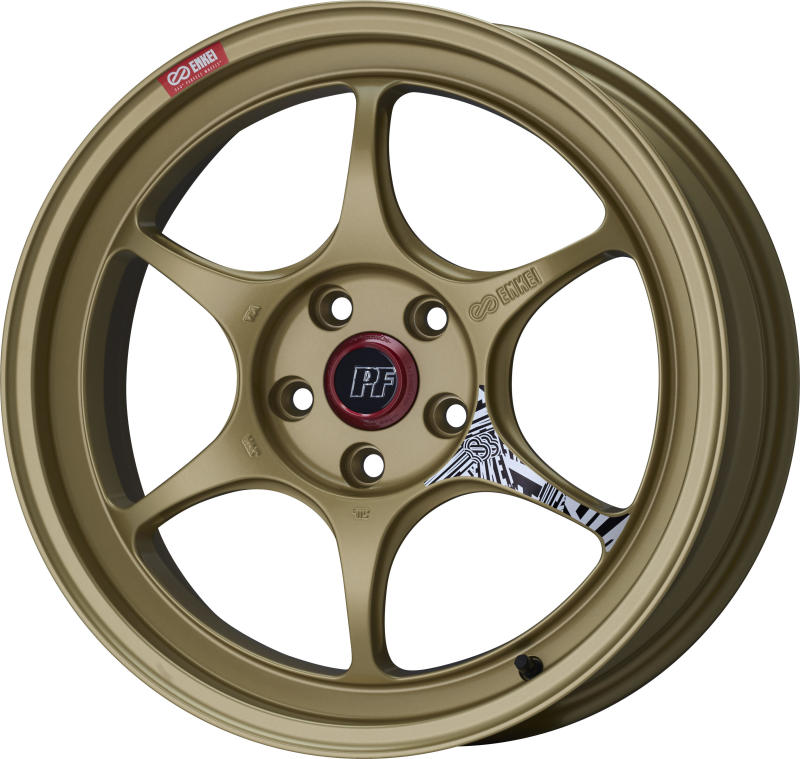 Enkei PF06 18x10.5 5x114.3 45mm Offset 75mm Bore Gold