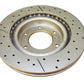 DBA 07-20 Cadillac Escalade Rear Street Series Drilled & Slotted Rotor