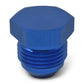 Russell Performance -4 AN Flare Plug (Blue)