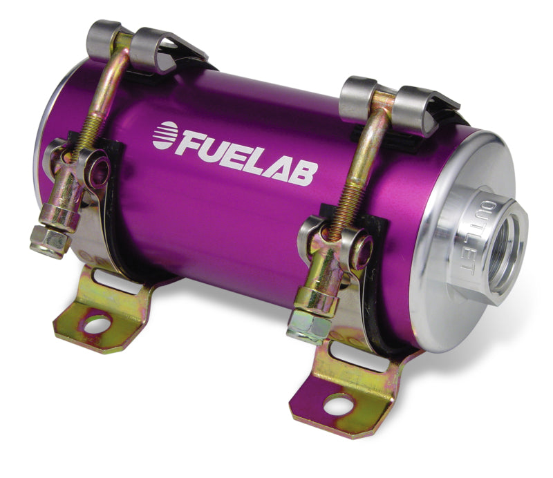 Fuelab Prodigy High Flow Carb In-Line Fuel Pump - 1800 HP - Purple