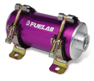 Fuelab Prodigy High Flow Carb In-Line Fuel Pump - 1800 HP - Purple