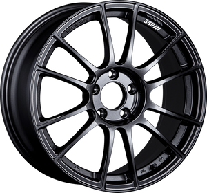 SSR GTX04 18x7.5 5x100 48mm Offset Dark Gunmetal Wheel