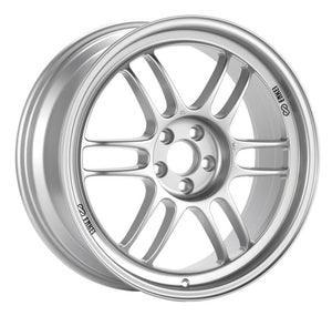 Enkei RPF1 15x7 4x100 35mm Offset 73mm Bore Silver Wheel  Miata 4-Lug / 02-06 Mini