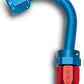 Russell Performance -16 AN Red/Blue 150 Degree Full Flow Swivel Hose End (With 1-1/2in Radius)