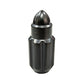 NRG 500 Series M12 X 1.5 Bullet Shape Steel Lug Nut Set - 21 Pc w/Lock Key - Black