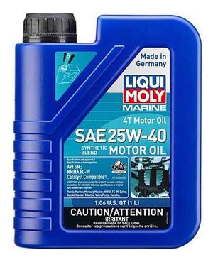 LIQUI MOLY 1L Marine 4T Motor Oil 25W40