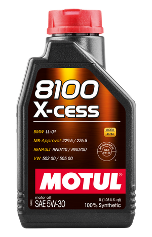 Motul Synthetic Engine Oil 8100 5W30 X-CESS 1L