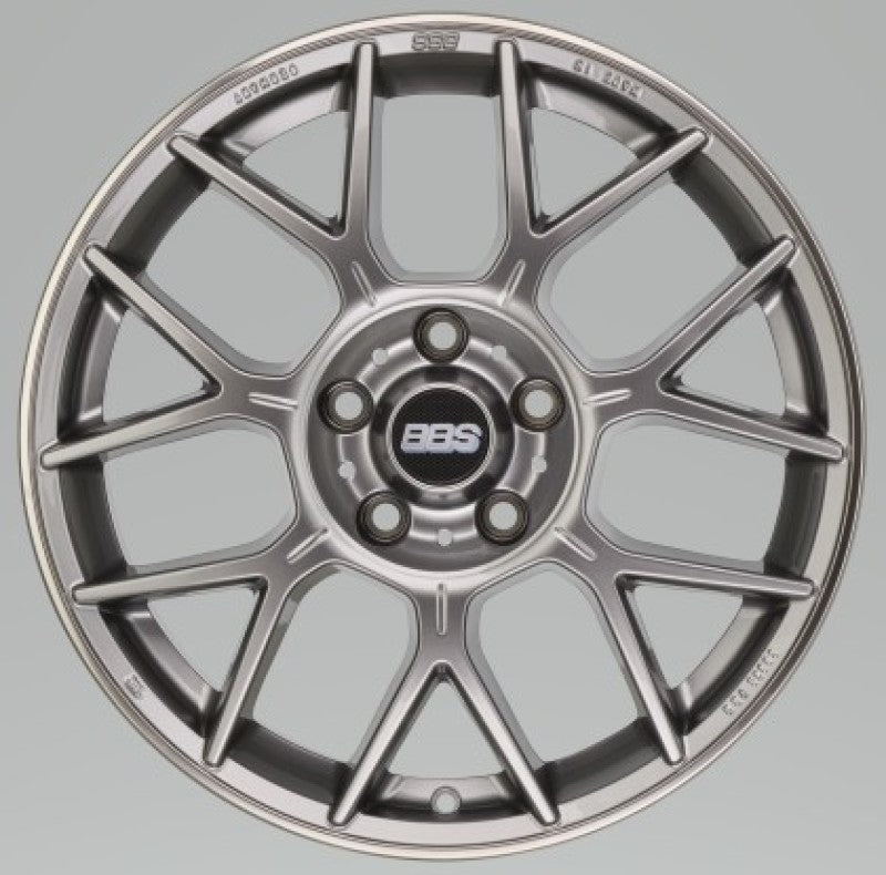 BBS XR 18x8 5x120 45mm Offset 82mm Bore PFS/Clip Req Gloss Platinum Wheel