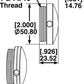 SPC Performance DOMED RUBBER FOOT