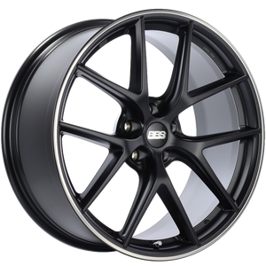 BBS CI-R 20x9 5x112 ET25 Satin Black Polished Rim Protector Wheel -82mm PFS/Clip Required