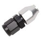 Russell Performance Black/Silver -8 AN Female Swivel to 1/2in Aluminum Tube