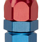 Russell Performance Red/Blue -8 AN Female Swivel to 1/2in Aluminum Tube