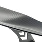 NRG Carbon Fiber Spoiler - Universal (69in.) w/ Diamond Weave/NRG Logo Stand Cut Out/Lrg Side Plate