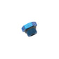 Russell Performance -8 AN Straight Thread Plug (Blue)