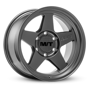 Mickey Thompson Open 5 Black Wheel - 17X9 6X5.5 BP 5in BS 0 Offset 108.1mm Bore