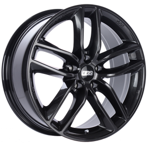 BBS SX 18x8 5x108 ET45 Crystal Black Wheel -70mm PFS/Clip Required