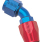 Russell Performance -8 AN Red/Blue 45 Degree Full Flow Hose End