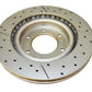 DBA 94-97 Land Rover Defender 90 Rear Drilled & Slotted Street Series Rotor